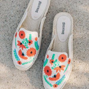 Soludos Ibiza Embroidered Mule - Size 11